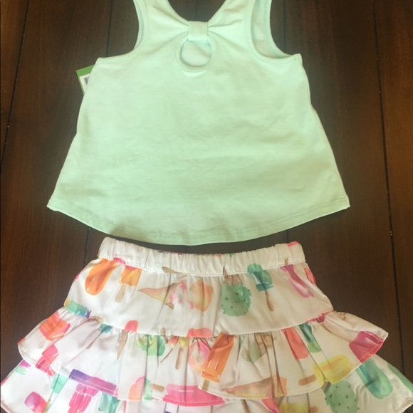 NWT Kate Spade girls’ popsicle tank top and skirt - Picture 3 of 3
